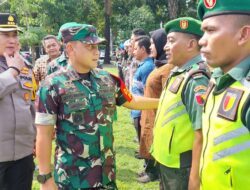 Kodim 0822 Bondowoso Turut Andil dalam Pengamanan Kunjungan VVIP Presiden Jokowi di Banyuwangi