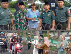 Ciptakan Kebersamaan, Koramil 0822 04 Tenggarang Bagikan Takjil