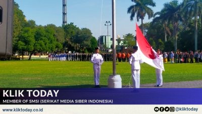 Alun-alun Ki Bagus Asra, Kasdim 0822 Bondowoso Hadiri Upacara Hardiknas 2024