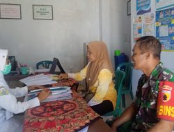 Wujudkan Wilayah Yang Sehat, Babinsa Koramil Grujugan Sinergi Dengan Bidan