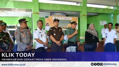 Kasdim 0822 Bondowoso Hadiri Bantuan Pangan Cadangan Beras Bersama Forkopimda