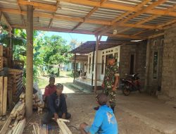 Demi Menjalin Hubungan Baik, Babinsa Melaksanakan Komsos dengan Warga Binaan