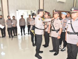 Kapolres Bondowoso Pimpin Sertijab 5 Pejabat di Lingkup Polres Bondowoso