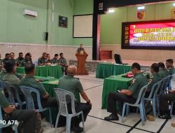 Kodim 0822/Bondowoso Menyelenggarakan Kegiatan Pembinaan Data Bidang Komduk Semester 1 TA 2024