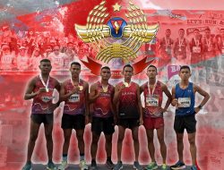 Dominasi Atlet Lari Yonif 330 Tri Dharma, pada Bandung Color Run Festival 2024