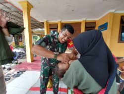Babinsa Tegalampel bantu Posyandu Cegah Stunting dan Penyakit Menular