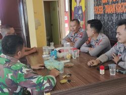 Tingkatkan Sinergitas, Babinsa Sambangi Polsek Tamankrocok
