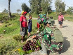 Ksatria Condromowo Yonif 509 Kostrad, Borong Habis Jualan Mama Papua