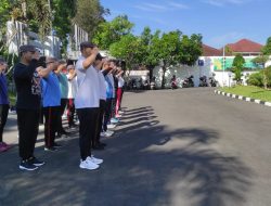 Calon Pegawai Kejari Bondowoso Di Gembleng Latihan PBB Oleh Babinsa Kodim 0822