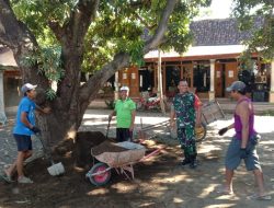 Peran Strategis Babinsa dalam Pemasangan Paving Desa Bandilan