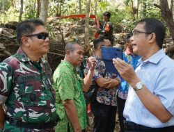 Kodim 0822 Bondowoso bersama Tim BSIP Tinjau Program Pompanisasi untuk Ketahanan Pangan