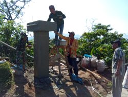 TMMD Kodim 0422/Lampung Barat Selesaikan Bak Penampungan Air