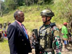 Satgas Yonif Linud 432/WSJ Hadiri Rapat Undangan dari Tokoh Papua
