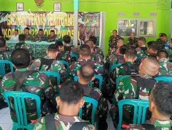 Tingkatkan Kompetensi Prajurit, Kodim 0822 Bondowoso Laksanakan Praktek Latnister TA. 2024