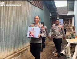 Hari Bhayangkara ke 78, Sat Binmas Polres Bondowoso Laksanakan Baksos kepada Masyarakat Kurang Mampu