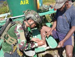 Satgas Yonif 509 Kostrad Laksanakan Kegiatan Peduli Anak di Kampung-kampung Intan Jaya, Papua