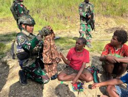 Satgas Yonif 509 Kostrad Berbagi Keceriaan di Kampung Holomama, Intan Jaya