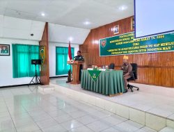 Kodim 0422 Lampung Barat Jalin Komsos dengan LVRI, PEPABRI DAN FKPPI