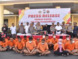 Polres Bondowoso Ungkap Kasus Selama OPS Sikat Semeru 2024