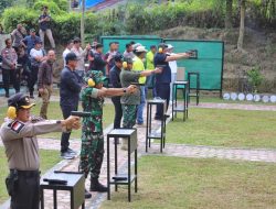Meriahkan HUT Bhayangkara Ke-78, Dandim 0422/Lampung Barat Ikuti Olahraga bersama TNI-Polri juga Forkopimda