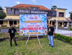Hari Bhayangkara ke-78, Wakapolres: Terima Kasih SMSI Bondowoso