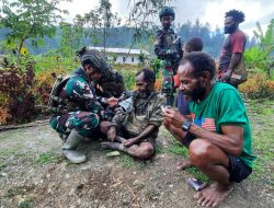 Satgas Yonif 509 Kostrad Berikan Bantuan Kesehatan di Kampung Titigi, Intan Jaya Papua