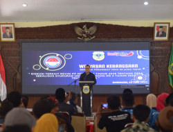 Pj Bupati Gelar Wasbang bersama Seluruh Perangkat Desa Kabupaten Bondowoso