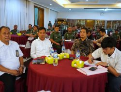 Kodam V/Brawijaya Laksanakan Kegiatan Rakor Pembahasan Kerjasama Teritorial (Kermater) dengan KL dan NKL TA. 2024 di Aula Makodam V/Brawijaya