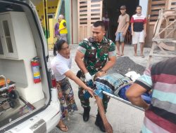 Warga Hentikan Ambulance Klinik Satuan Yonkes 2/ Yudha Bhakti Husada yang Sedang Melintas