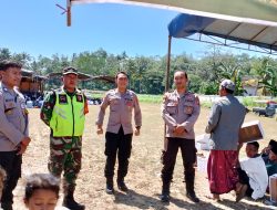 Sinergi TNI dan Polri Di Desa Sumber Jeruk Melaksanakan Pengamanan Kegiatan Masyarakat
