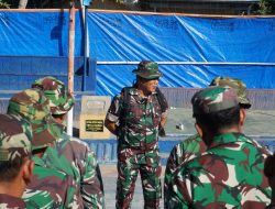 Kodim 0822/Bondowoso Gotong Royong bersama warga Sambut HUT RI ke-78