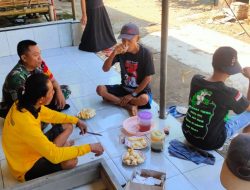 Komsos Babinsa Sertu Agus Tingkatkan Kekompakan Warga Sumbersari