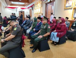 Kasdim 0822 Bondowoso Hadiri Pelantikan Pj Bupati Kabupaten Bondowoso