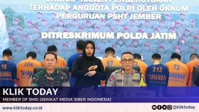 Polda Jatim Tetapkan 13 Oknum Pendekar PSHT Jember Sebagai Tersangka Pengeroyokan Polisi saat Patroli