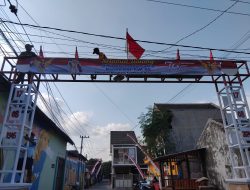 Lomba Kampung Pancasila, Kodim 0822 Bondowoso Bangun Gapura