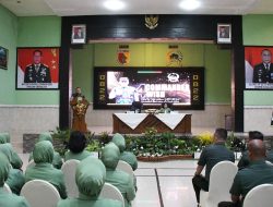 Berikut Arahan Danrem 083/Bdj Kolonel Inf Setyo Wibowo Kepada Anggota Kodim 0822 Bondowoso