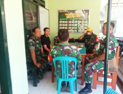 Danramil Tapen Kapten Inf Moeljanto Tinjau Pembangunan Rutilahu