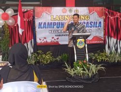 Pentingnya Bersinergi, juga Gotong Royong, Begitu Kata Pj Bupati Bondowoso saat Launching Kampung Pancasila di Nangkaan