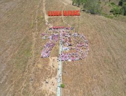 Dalam Menyambut HUT RI ke 79, Polres Bondowoso Mengibarkan Bendera Merah Putih di Kawah Wurung dan Peringatan Hari Jadi Pramuka