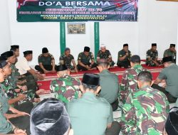 Sambut HUT RI Ke-79, Kodim 0822 Bondowoso Gelar Doa Syukur Bersama