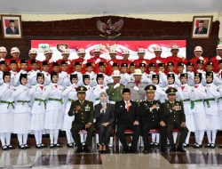 Pengukuhan Paskibraka 2024 Kabupaten Bondowoso, Ini pesan Dandim 0822