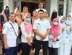 Serka Usman Beri Pendapingan Hingga Pemberian Obat Cacing di Posyandu Sukosari Lor