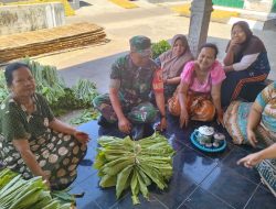 Babinsa Maesan Beri Motivasi ke Petani Tembakau