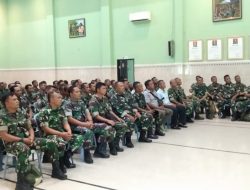 KODIM 0822 BONDOWOSO GELAR DOA BERSAMA DAN JAM KOMANDAN