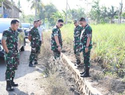 Kodim 0822 Bondowoso Sambut Tim Wasev Sterad TNI AD Tinjau Pelaksanaan TMMD Ke-117