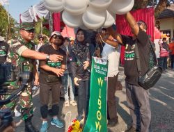 Danramil 0822/01 Bondowoso Hadiri Gerak Jalan WIBOWO 2024