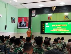 Kodim 0822 Bondowoso Gelar Jam Komandan dan Do’a Bersama