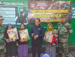Posramil Jambesari Gelar Bhakti Sosial di HUT TNI ke-79