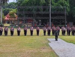 Gladi Bersih Perayaan HUT TNI ke-79 di Alun-alun Bondowoso