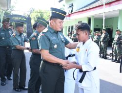 Kasdim 0822 Bondowoso Lepas Atlet Karate Menuju Kejuaraan Panglima TNI 2024